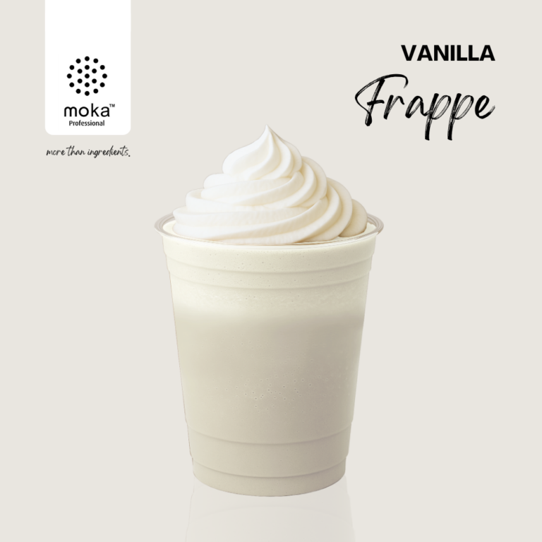 preparato in polvere per frappé alla vaniglia